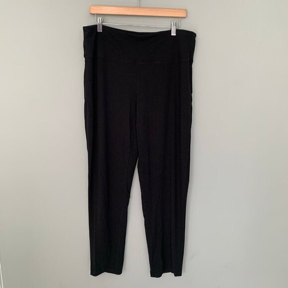 J. Jill black wearever collection smooth fit slim leg stretch casual career pant - Picture 1 of 9